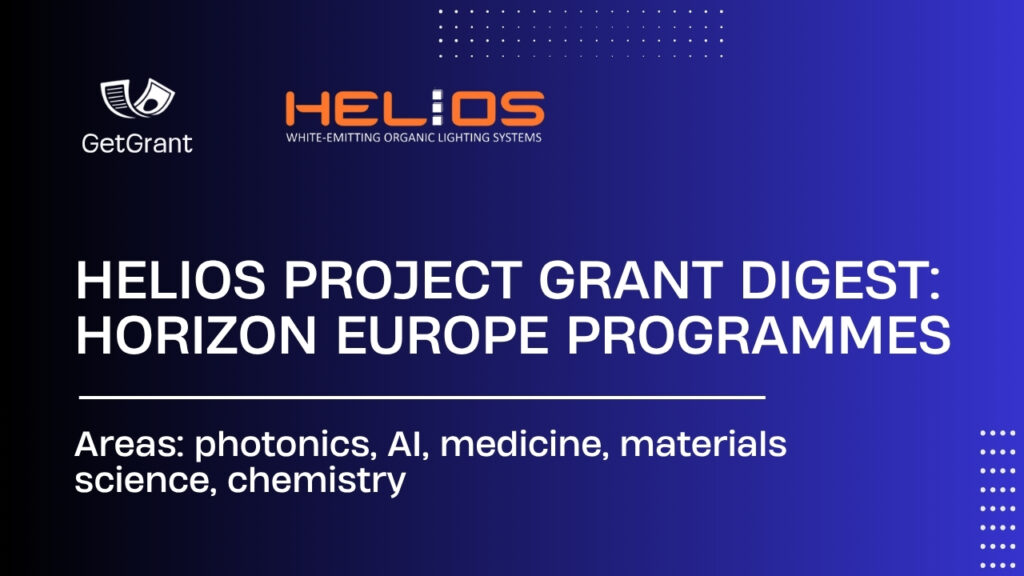 HELIOS grant digest May 2026: programmes for researchers
