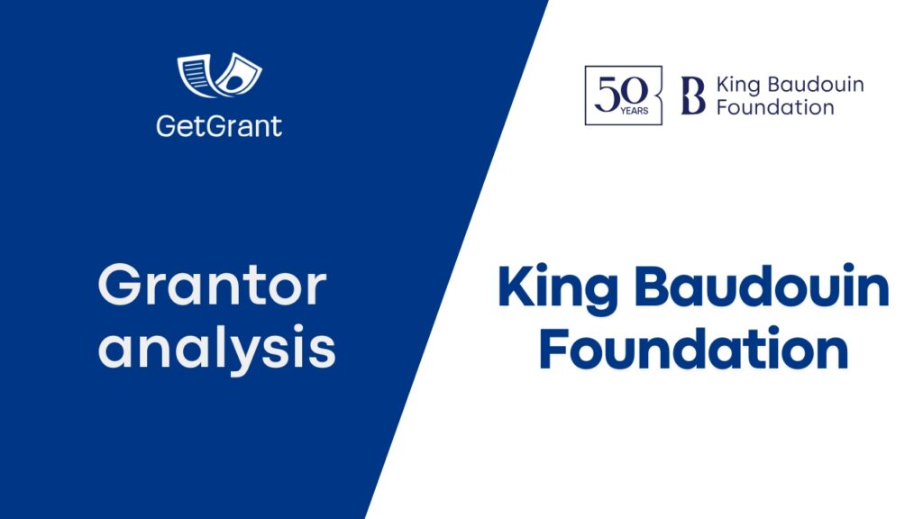 King Baudouin Foundation: Grantor analysis