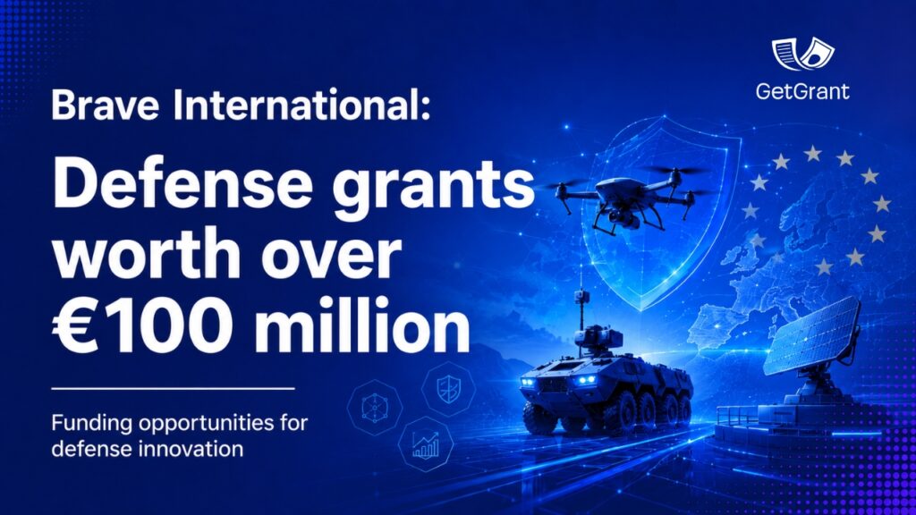 Brave International: over €100M in defense grants