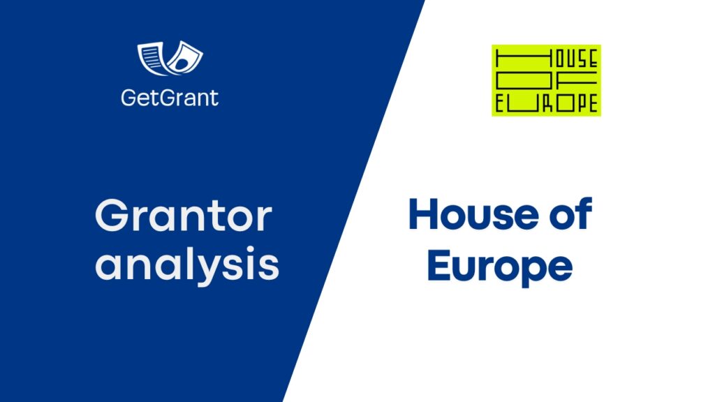 House of Europe: Donor Analysis and Grant Lines 2026