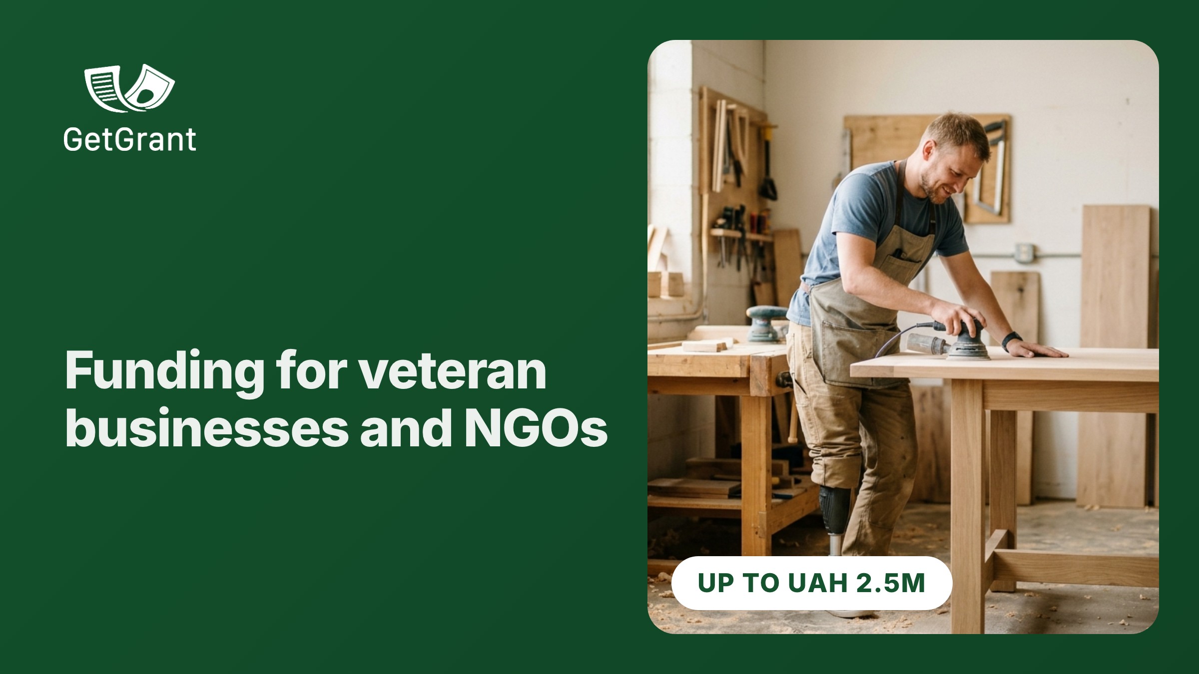Veteran businesses and veteran NGOs in 2026–2027: who actually provides funding, how much and on what terms
